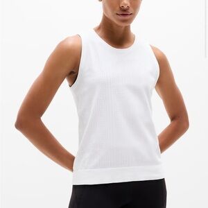 Athleta In Motion Seamless Tank Tops Black White